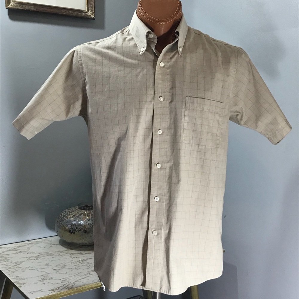 Tan Button Down by RBM - Picture 6 of 8